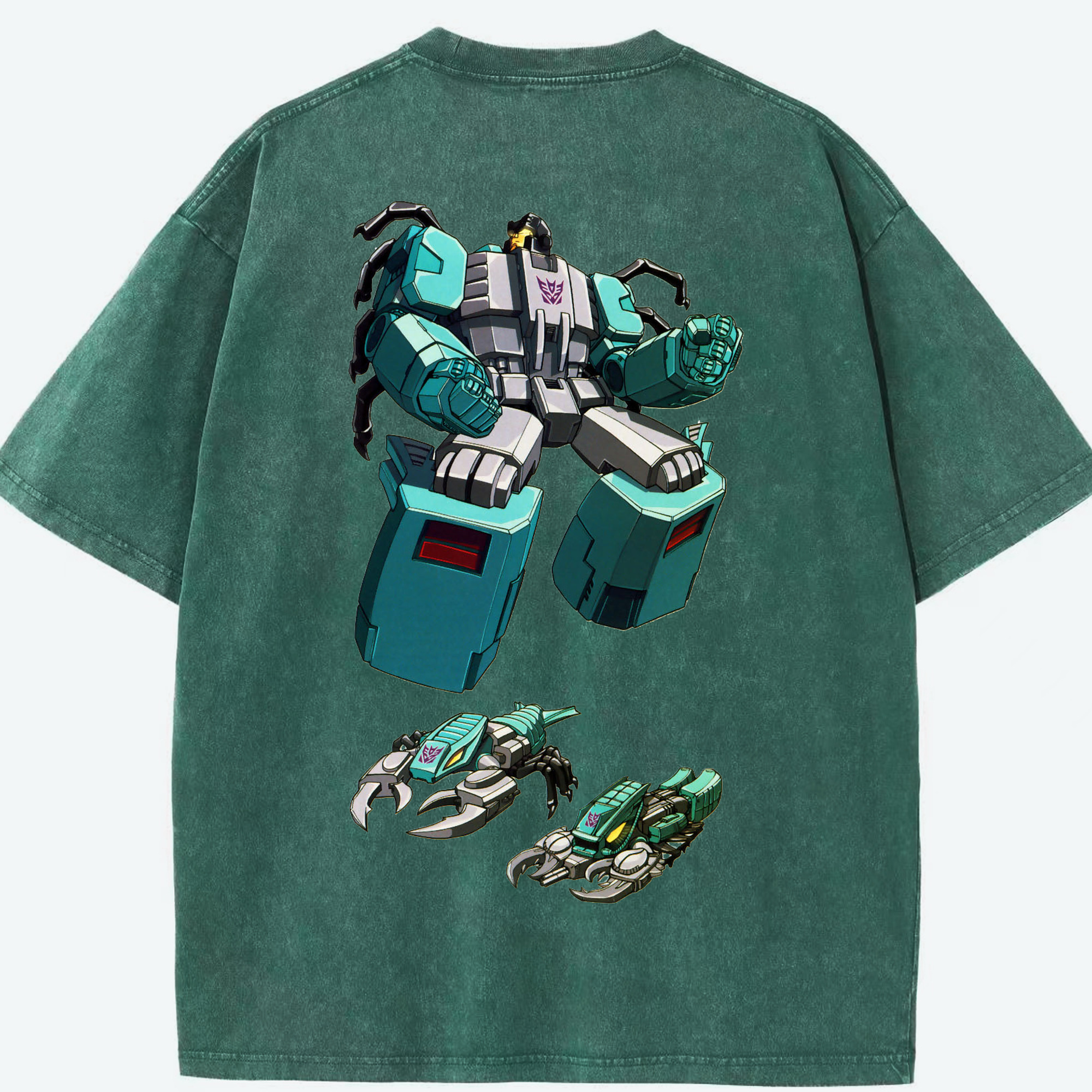 （画像用）  綿100% ヴィンテージ風 半袖Tシャツ（背面プリント）